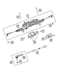 Genuine Mopar Steering Gear Boot Kit 68184560AA New. Price: $59.78.