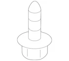 Genuine Volkswagen Radius Rod Mount Bolt N-910-569-02 New. Price: $19.15.