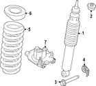 Genuine Ford Shock Bolt W500765-S439 New. Price: $6.00.