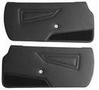 Fiat 124 Spider (1979-1982) Door Panel W. Carpet, Black, Pair, New. Price: $175.00.