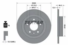 2X Textar 92314603 Rear Brake Discs 288MM Solid Fits Buick Cadillac Chevrolet Xl New. Price: $93.21.