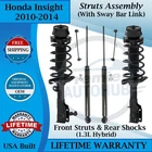 Monroe Oem Front Strut W/sway Bar Link & Rear Shocks For 2010-2014 Honda Insight New. Price: $336.66.