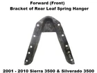 15004157 Oem 01-10 Silverado 3500 Lh Rh Forward Leaf Spring Bracket Rivet Used. Price: $325.00.