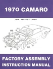 Jegs Factory Assembly Instruction Manual For 1970 Chevrolet Camaro New. Price: $26.99.