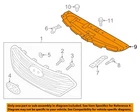 Hyundai Oem 17-18 Santa Fe Front Bumper-closing Plate 86362B8AB0 New. Price: $148.64.