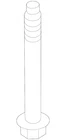 Genuine Mercedes-benz Suspension Cross-member Bolt 000-990-76-18 New. Price: $12.80.