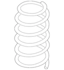 Genuine Volkswagen Coil Spring 5Q0-411-105-DP New. Price: $121.70.