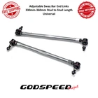 Godspeed Adjustable Universal Fit Sway Bar End Links 330-360MM Length, 10MM Stud New. Price: $85.00.