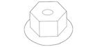Genuine Ford Stabilizer Link Nut N807144-S440 New. Price: $8.82.
