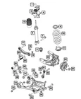 Genuine Mopar Suspension Link 68590957AB New. Price: $87.54.