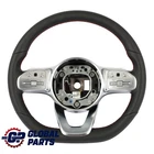 Steering Wheel Mercedes W213 C238 New Black Leather Paddle Shift Threads Remanufactured. Price: $462.67.