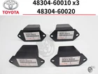 Toyota Land Cruiser FJ40 BJ40 Front Rear Spring Bumper Stop Set Oem New Genuine. Price: $75.80.