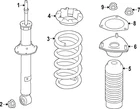 Genuine Nissan Suspension Strut Bumper 54050-6GR0A New. Price: $40.50.