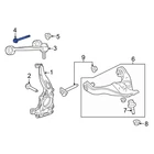 Ford Expedition 07-24 Front Upper Suspension Control Arm Bolt New. Price: $11.51.
