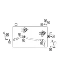 Genuine Mopar Stabilizer Bar Bracket 68460774AA New. Price: $80.96.