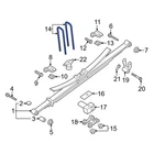 Ford F-350 Super Duty 2023-2026 HC3Z5705H Rear Leaf Spring Axle U-bolt New. Price: $26.30.