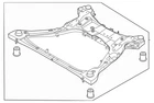 62405S8200 Genuine Crossmember Compl For Hyundai Palisade /fedex New. Price: $745.00.