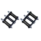 Rugged Ridge 18265.11 Hd Rear Leaf Spring Shackles Black Greasable 76 86 Jeep New. Price: $167.99.