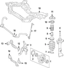 Genuine Mercedes-benz Strut Bumper 218-321-05-06 New. Price: $89.76.