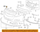 Gm Oem 10-20 Cascada Components-fender Liner Bolt 13144822 New. Price: $22.24.