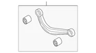 Genuine Mazda Upper Control Arm KB7W-28-C10 New. Price: $124.34.