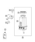 Genuine Mopar Power Steering Fluid Reservoir 68386945AA New. Price: $25.84.
