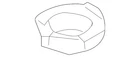 Genuine Volkswagen Lower Seat Packing 7L0-411-190 New. Price: $105.29.