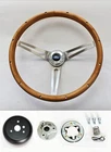 1965-1966 Galaxie Grant Wood Steering Wheel 15" Stainless Steel Spokes Walnut New. Price: $265.99.