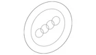 Genuine Audi Center Cap 4E0-601-165-A-7ZJ New. Price: $85.81.